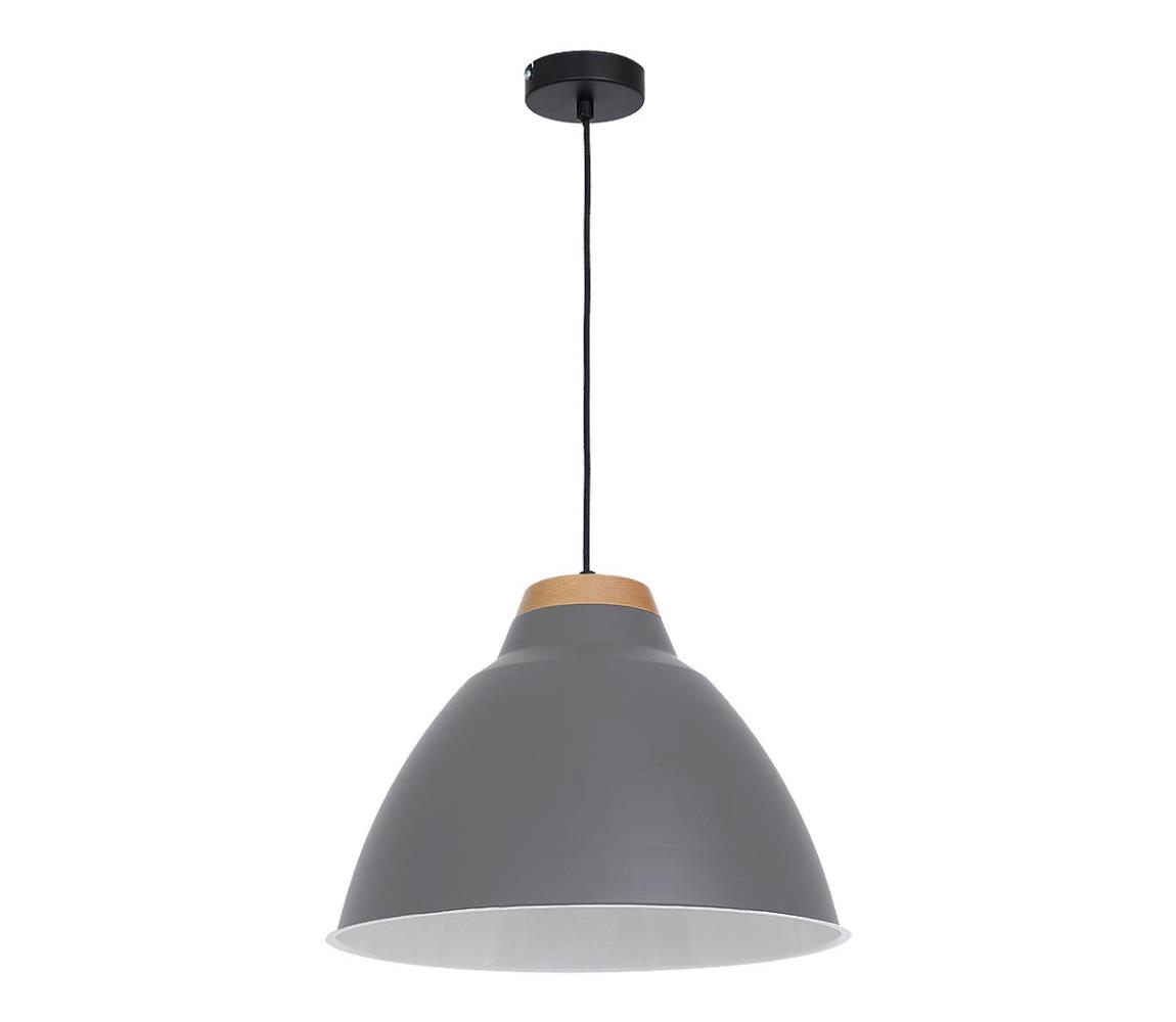 Lampa wisząca SKAL 1xE27/60W szara