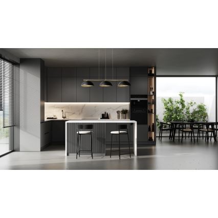 Lampa wisząca na linkach SOLAR 3xE27/60W/230V złota