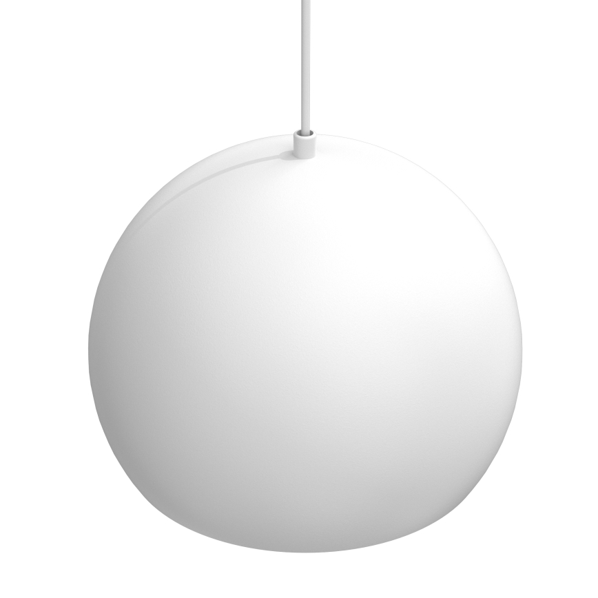 Lampa wisząca SOOL na przewodzie 1xE27/15W/230V, śr. 27 cm, biała