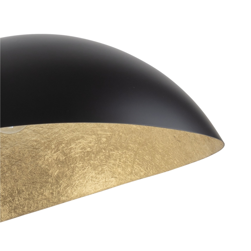 Lampa wisząca na linkach SPACE 2xE27/60W/230V czarno-złota