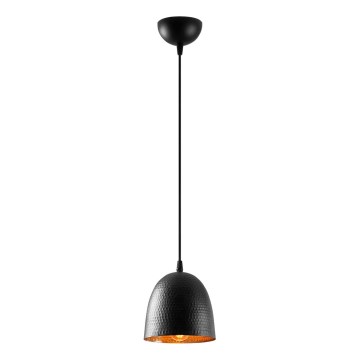 Lampa wisząca TATTOO 1xE27/40W/230V średnica 16 cm czarna