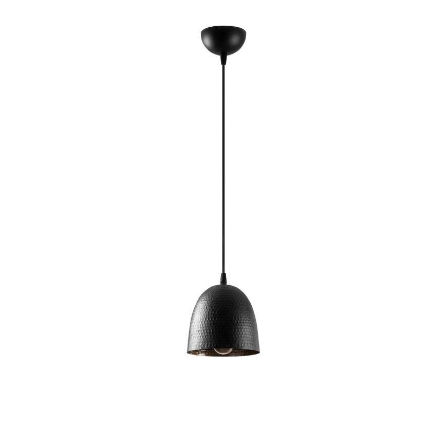 Lampa wisząca TATTOO 1xE27/40W/230V średnica 16 cm czarna