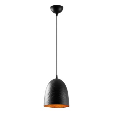 Lampa wisząca TATTOO 1xE27/40W/230V Ø 20 cm czarna