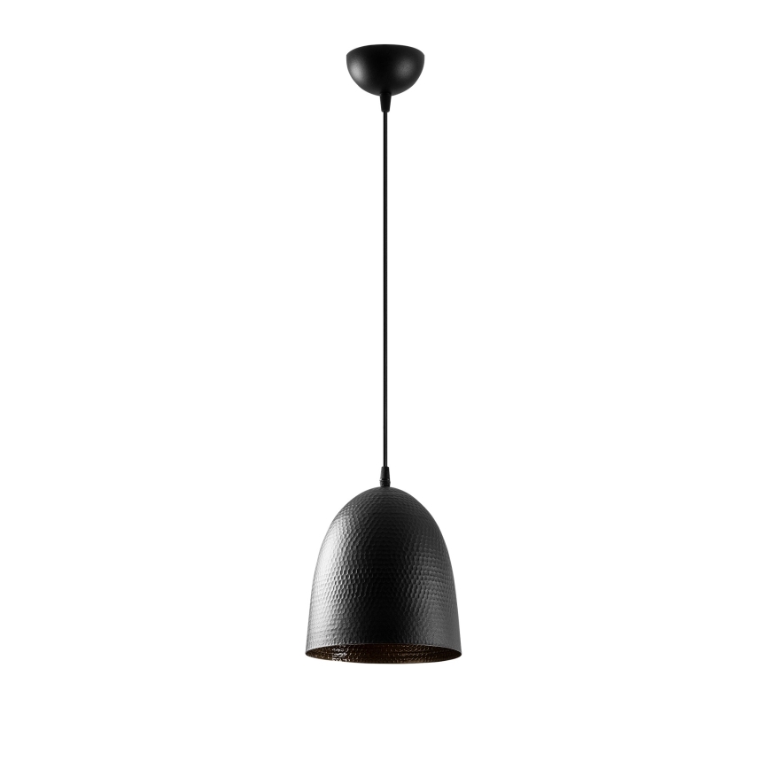 Lampa wisząca TATTOO 1xE27/40W/230V Ø 20 cm czarna