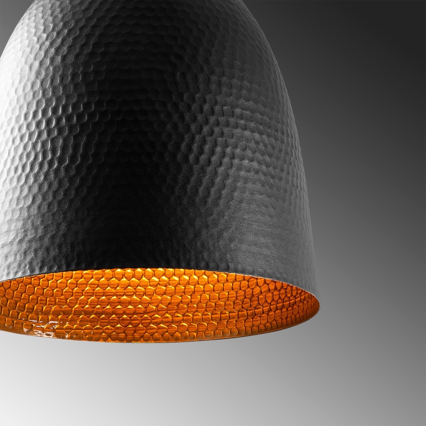 Lampa wisząca TATTOO 1xE27/40W/230V Ø 20 cm czarna