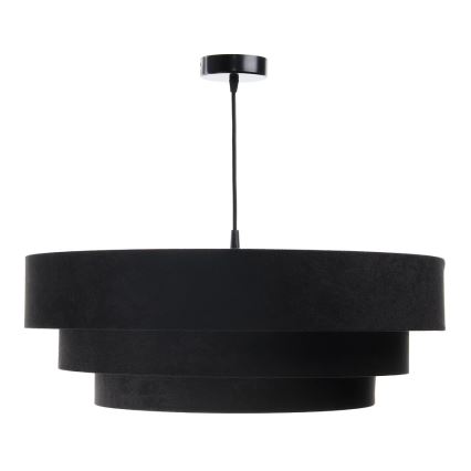 Lampa wisząca na linku TRINITI 1xE27/60W/230V czarna/złota
