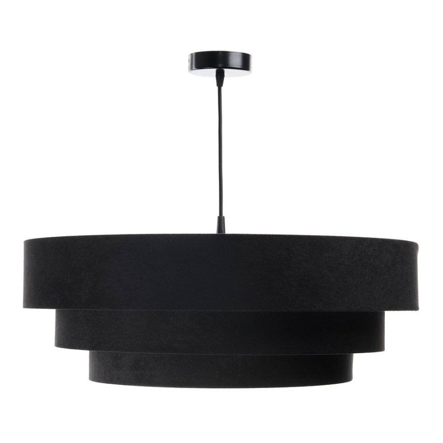 Lampa wisząca na linku TRINITI 1xE27/60W/230V czarna/złota