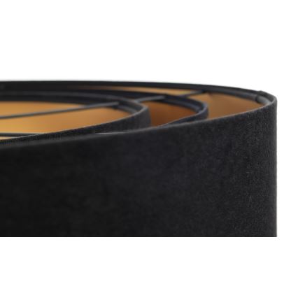 Lampa wisząca na linku TRINITI 1xE27/60W/230V czarna/złota