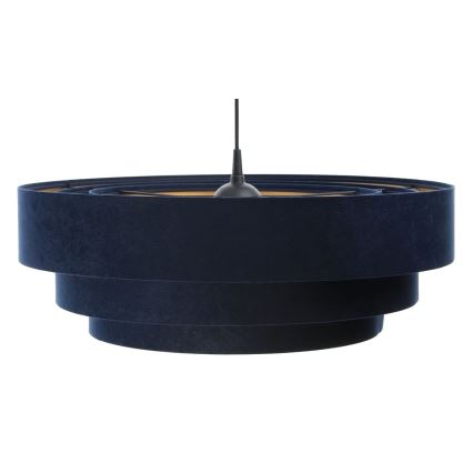 Lampa wisząca na linkę TRINITI 1xE27/60W/230V niebiesko-złota