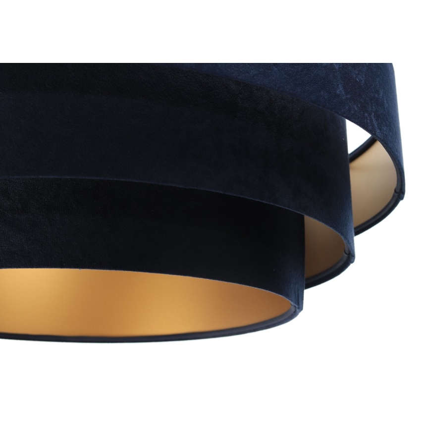 Lampa wisząca na linkę TRINITI 1xE27/60W/230V niebiesko-złota