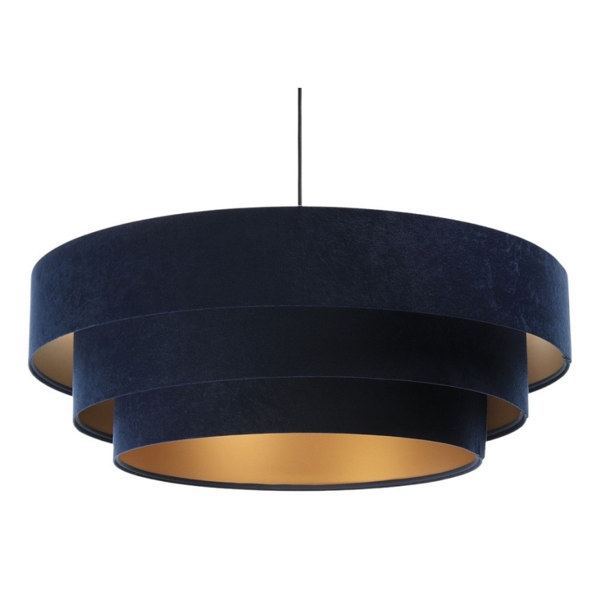 Lampa wisząca na linkę TRINITI 1xE27/60W/230V niebiesko-złota