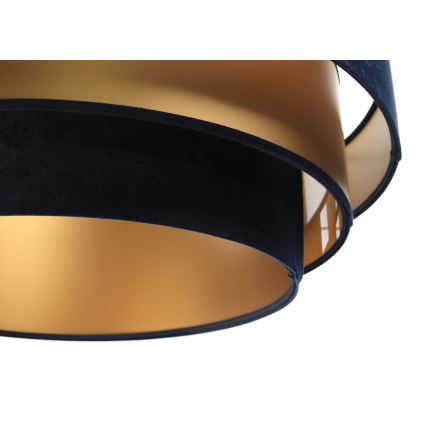 Lampa wisząca na linkę TRINITI 1xE27/60W/230V niebiesko-złota