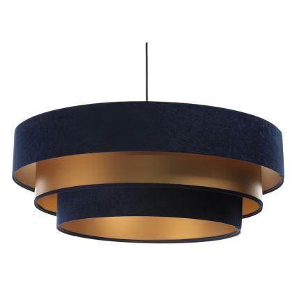 Lampa wisząca na linkę TRINITI 1xE27/60W/230V niebiesko-złota