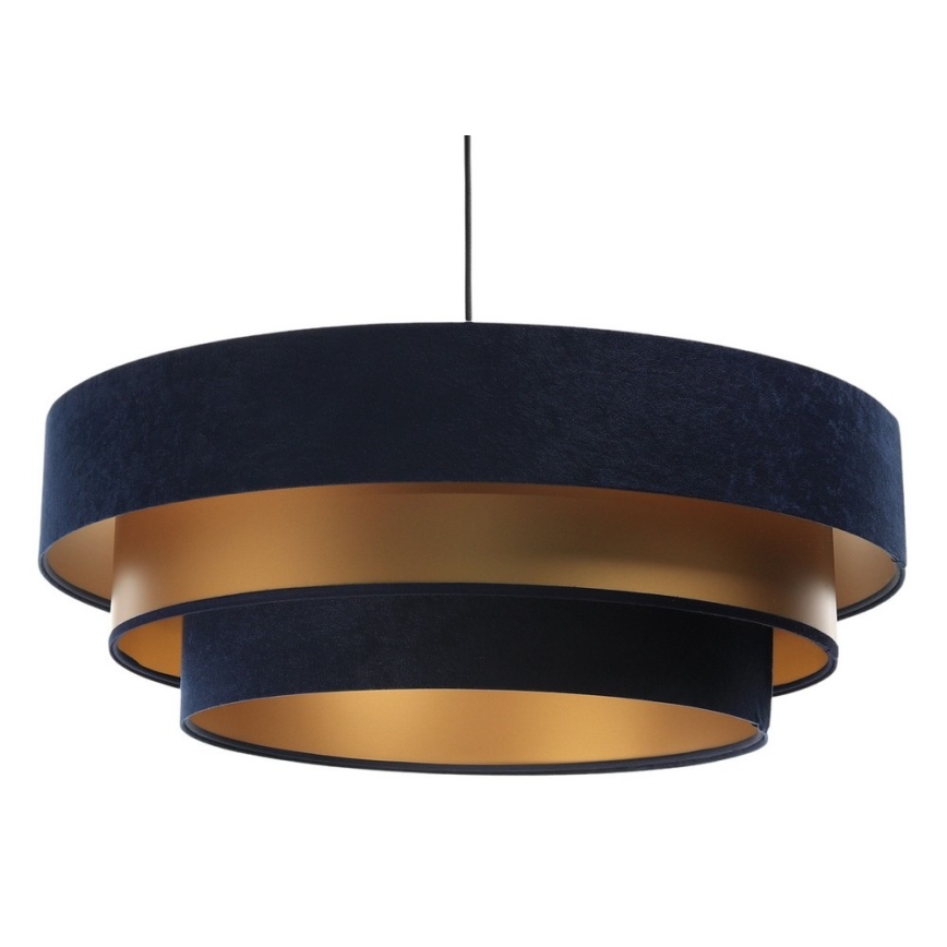 Lampa wisząca na linkę TRINITI 1xE27/60W/230V niebiesko-złota
