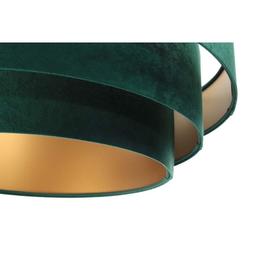 Lampa wisząca na linkach TRINITI 1xE27/60W/230V zielono-złota