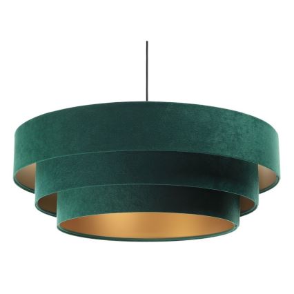 Lampa wisząca na linkach TRINITI 1xE27/60W/230V zielono-złota
