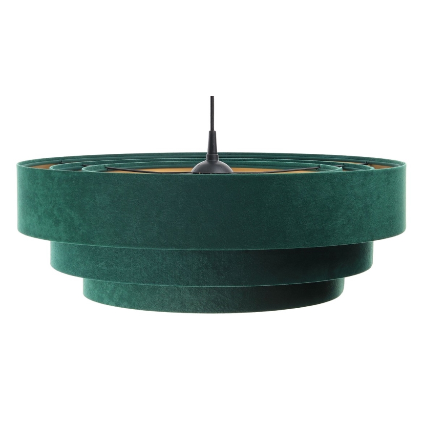 Lampa wisząca na linkach TRINITI 1xE27/60W/230V zielono-złota