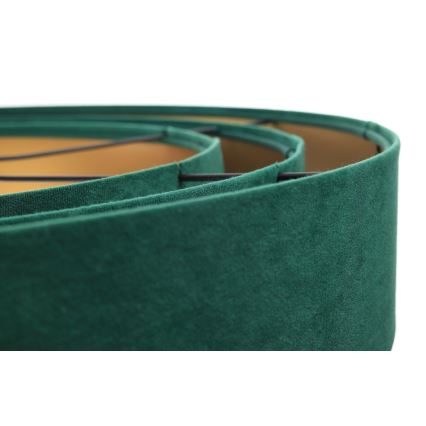 Lampa wisząca na linkach TRINITI 1xE27/60W/230V zielono-złota