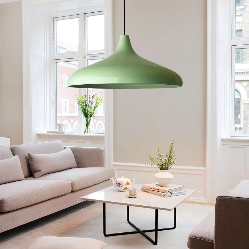 Lampa wisząca VULCANO 1xE27/40W/230V zielona