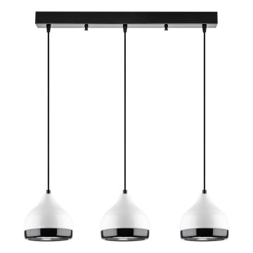 Lampa wisząca YILDO 3xE27/40W/230V biała/czarna