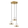 Lampa wisząca YILDO 3xE27/40W/230V biała/złota