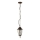 Lampa wisząca zewnętrzna na łańcuchu ARRAIA 1xE27/15W/230V IP44 brąz patyna