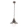 Lampa wisząca zewnętrzna na łańcuchu TALEZ 1xE27/15W/230V IP44 brąz patyna