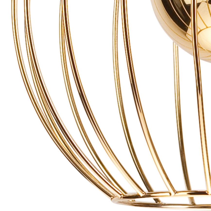 Lampa wisząca na linkę ZOYA 1xE27/60W/230V złota