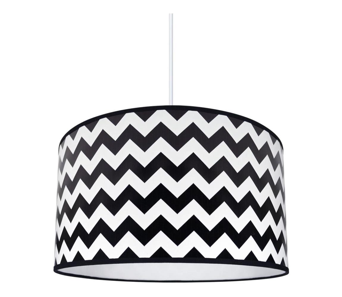 Lampa wisząca ZYGZAK BLACK 1xE27/60W/230V