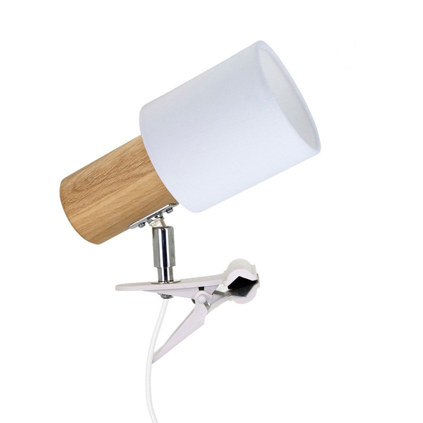 Lampa z klipsem TREEHOUSE 1xE27/25W/230V dąb