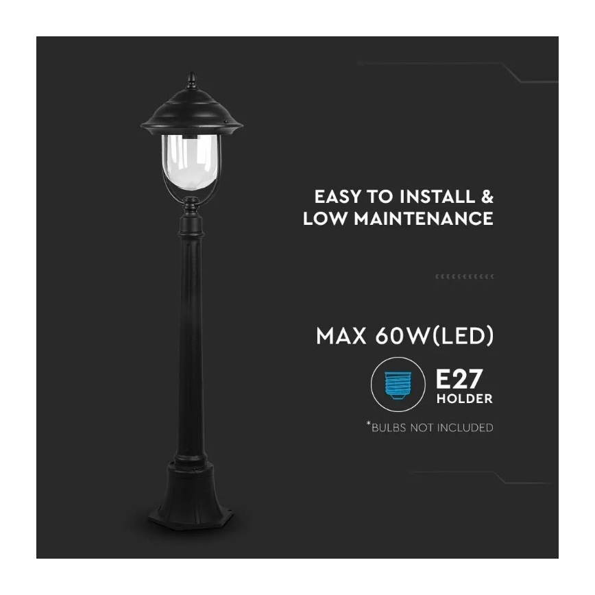 Lampa zewnętrzna 1xE27/60W/230V 111 cm IP44