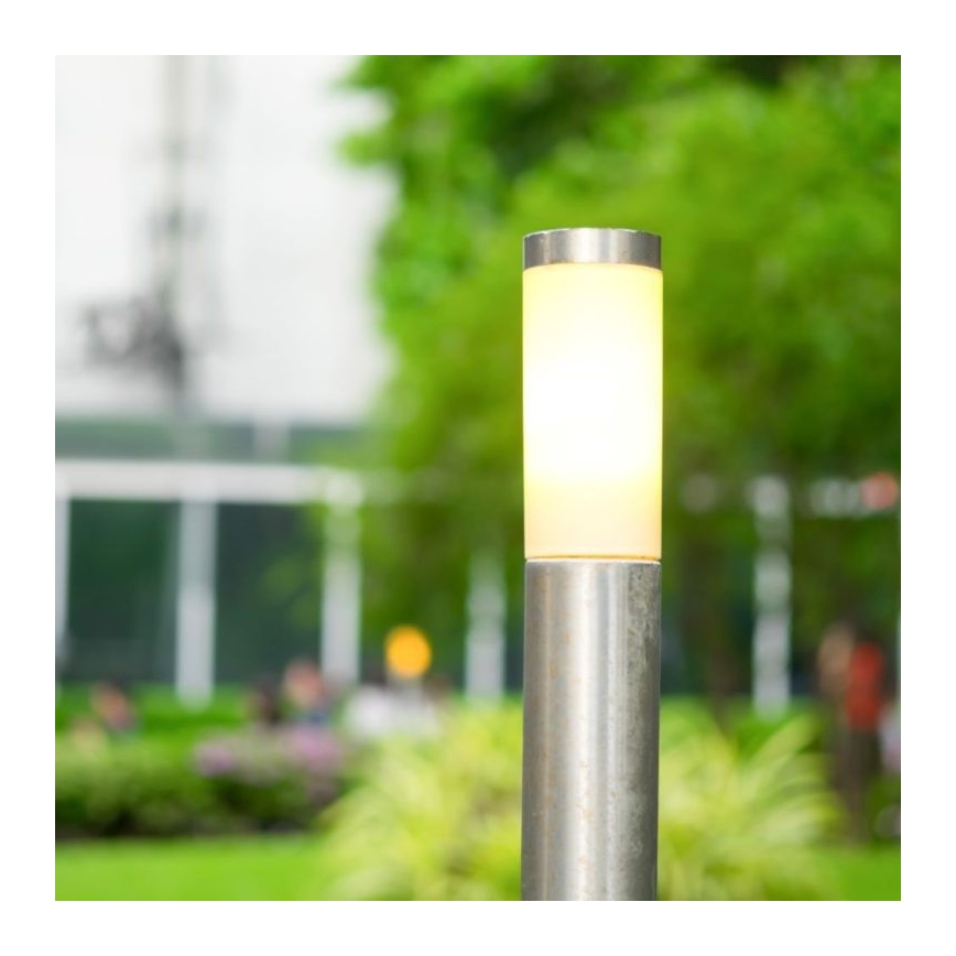 Lampa zewnętrzna 1xE27/60W/230V IP44 110cm matowy chrom