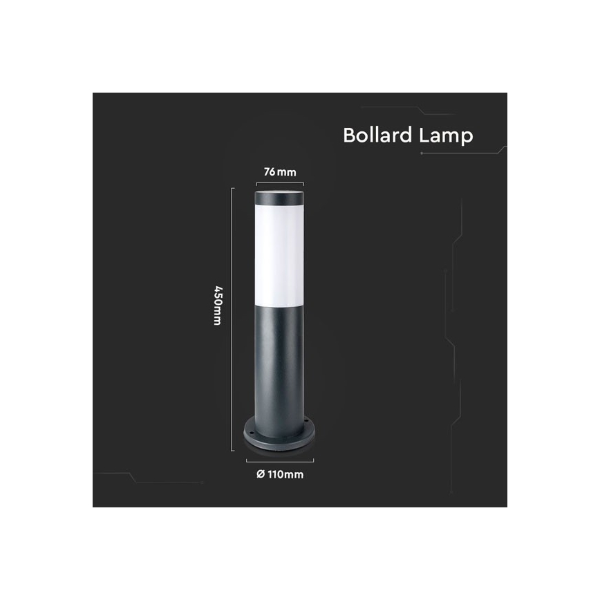 Lampa zewnętrzna 1xE27/60W/230V IP44 45cm szara