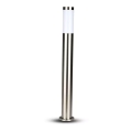 Lampa zewnętrzna 1xE27/60W/230V IP44 80 cm matowy chrom