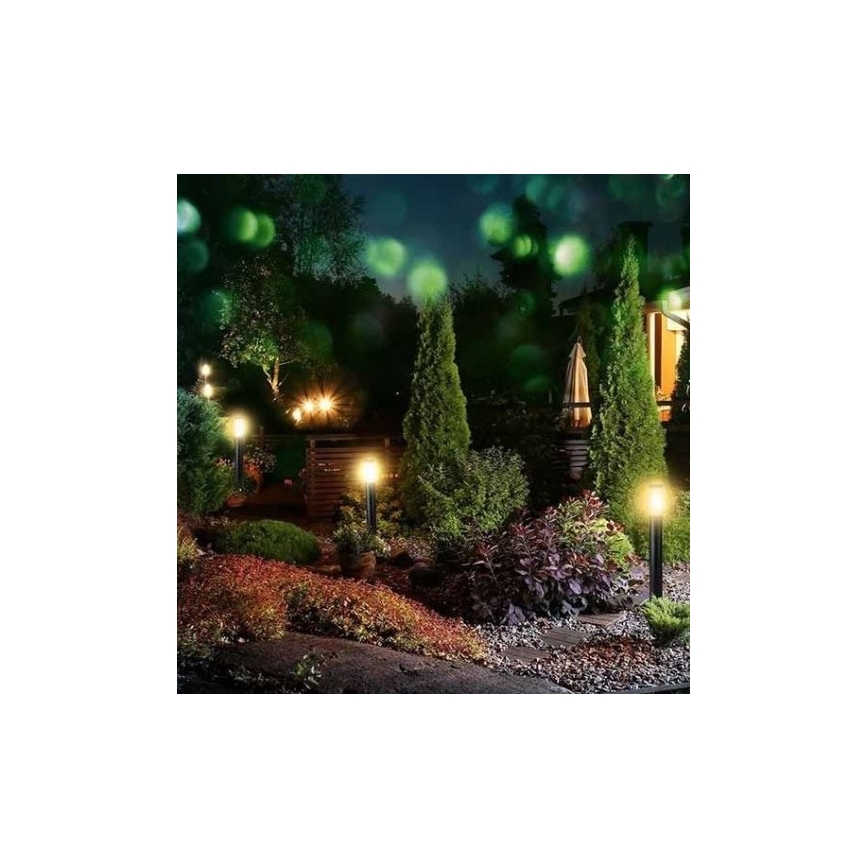Lampa zewnętrzna 1xE27/60W/230V IP44 80cm czarna