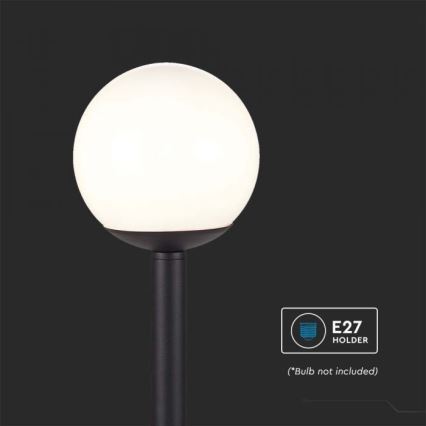 Lampa zewnętrzna 1xE27/60W/230V IP44 97 cm czarna