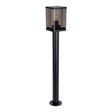 Lampa zewnętrzna 1xE27/60W/230V IP44 czarna/przydymiony brąz