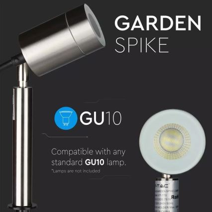 Lampa zewnętrzna 1xGU10/35W/230V IP44