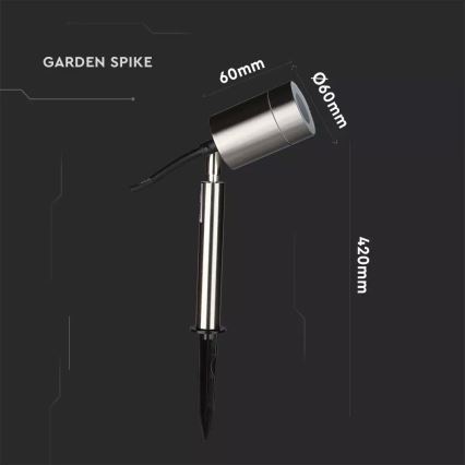 Lampa zewnętrzna 1xGU10/35W/230V IP44