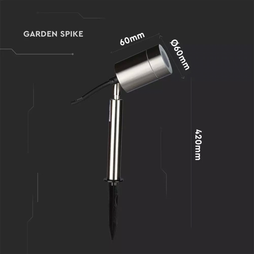 Lampa zewnętrzna 1xGU10/35W/230V IP44