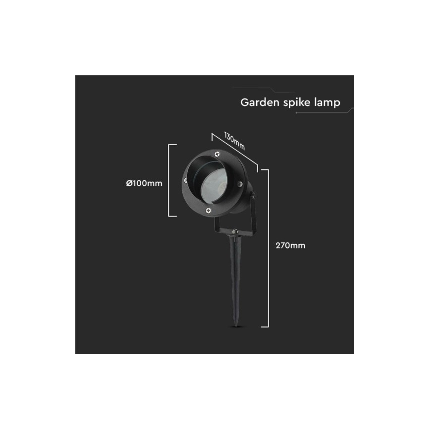 Lampa zewnętrzna 1xGU10/35W/230V IP65