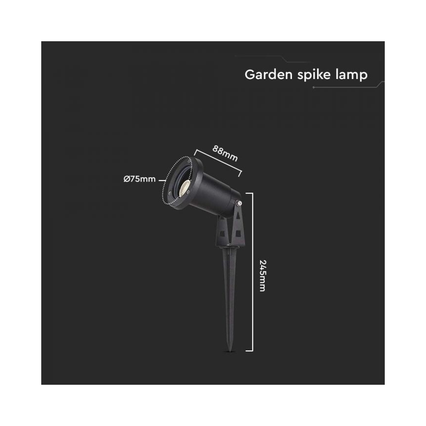 Lampa zewnętrzna 1xGU10/35W/230V IP65