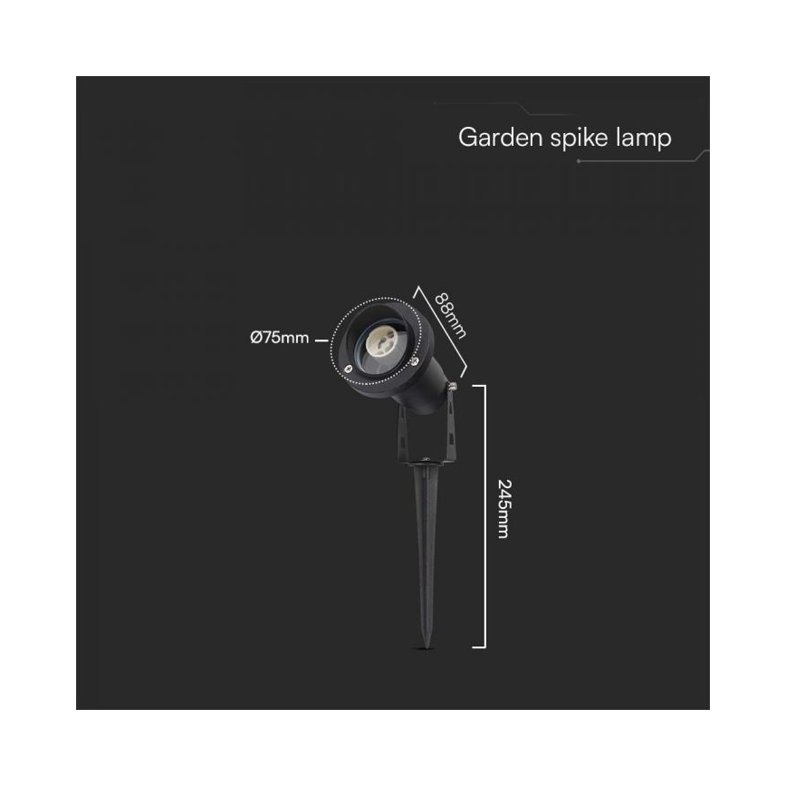 Lampa zewnętrzna 1xGU10/35W/230V IP65