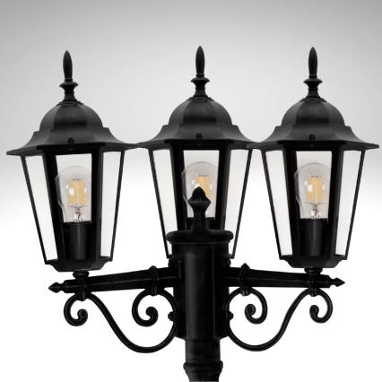 Lampa zewnętrzna LIGURIA 3xE27/60W/230V IP43 2,5m