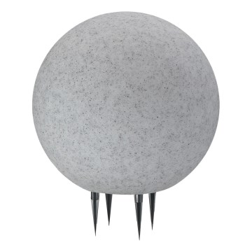 Lampa zewnętrzna ARGENTO 1xE27/15W/230V śr. 30 cm IP65 szary