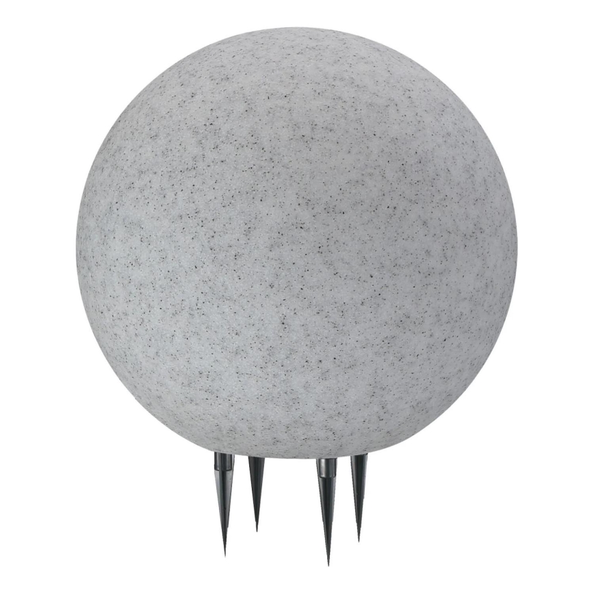 Lampa zewnętrzna ARGENTO 1xE27/15W/230V śr. 30 cm IP65 szary