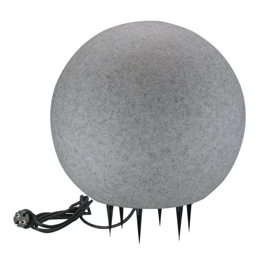 Lampa zewnętrzna ARGENTO 1xE27/15W/230V śr. 40 cm IP65 szary