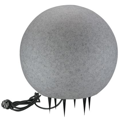 Lampa zewnętrzna ARGENTO 1xE27/15W/230V śr. 50 cm IP65 szary