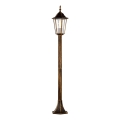 Lampa zewnętrzna ARRAIA 1xE27/15W/230V IP44 brąz patyna