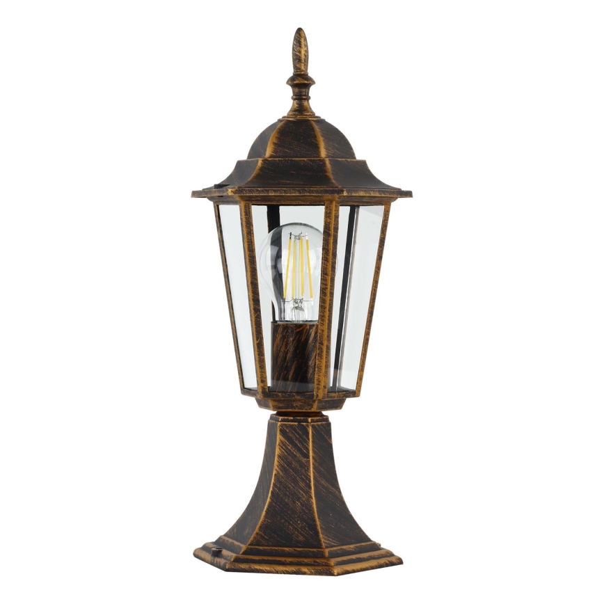 Lampa zewnętrzna ARRAIA 1xE27/15W/230V IP44 brąz patyna